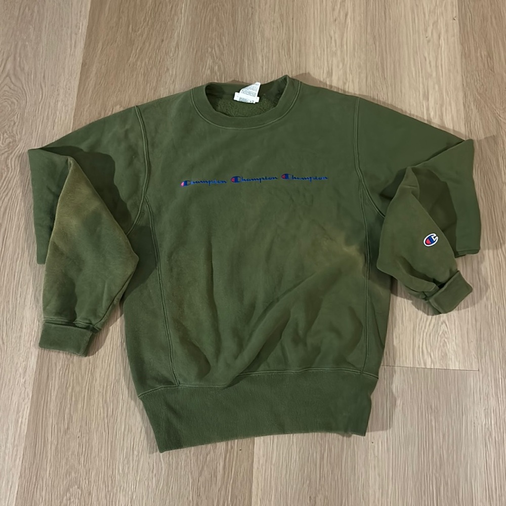Champion Crew neck, olive